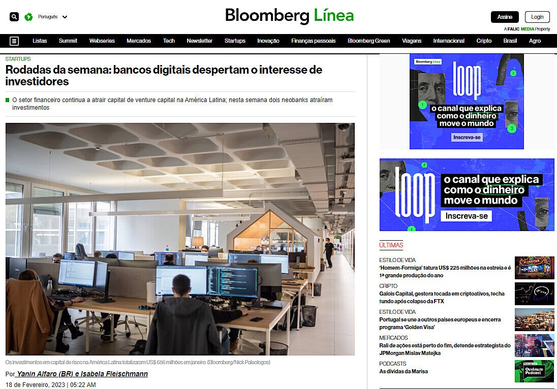 Rodadas da semana: bancos digitais despertam o interesse de investidores